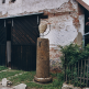 Kristus, pískovec, kov, návrh Ak. arch. Lubomír Reml, 2005