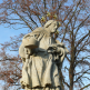 sv. Jan Nepomucký, průběh restaurátorských prací, restaurování podstavce a vytváření ideální rekonstrukce sochy do hořického pískovce,  spolupráce s Mgr. art  J. Ďoubalem, Zájezdec, 2009